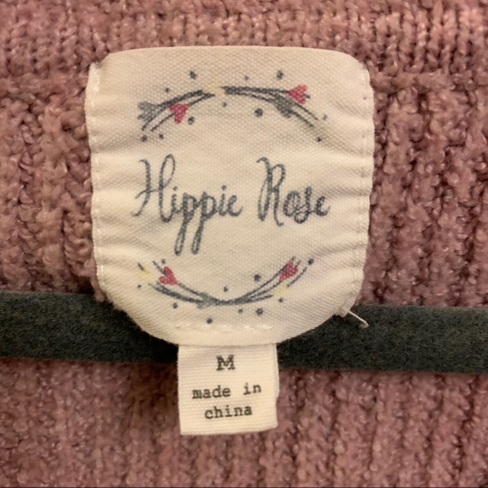 Hippie Rose Sweater Medium Juniors - Picture 4 of 5